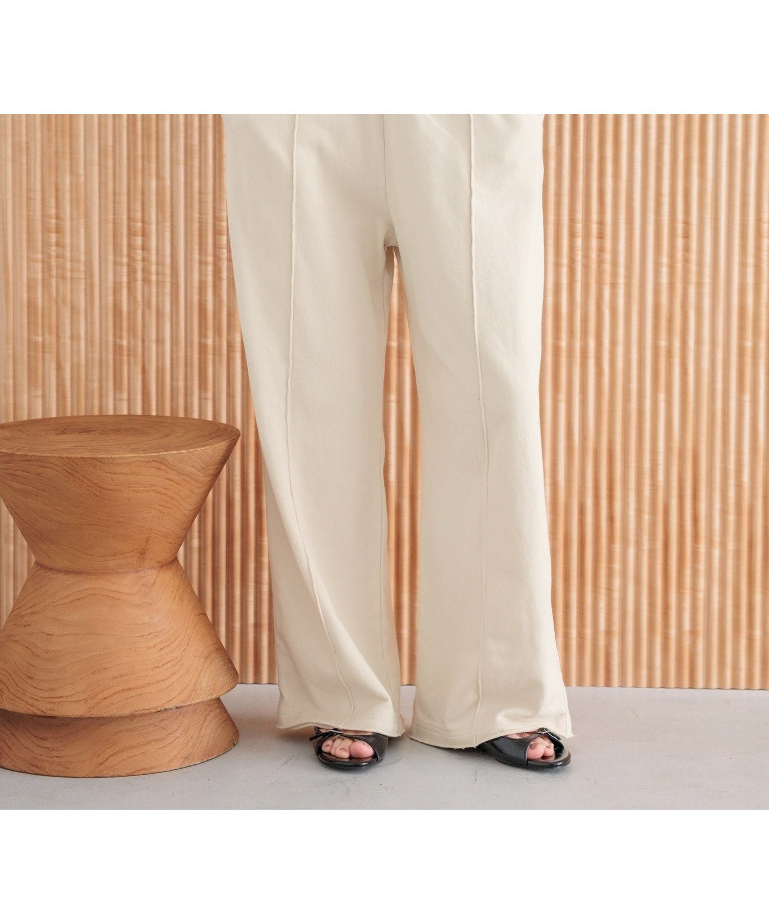 【ローリーズファーム/LOWRYS FARM】のスウェットワイドパンツ インテリア・キッズ・メンズ・レディースファッション・服の通販 founy(ファニー) 　ファッション　Fashion　レディースファッション　WOMEN　パンツ　Pants　ストレート　Straight　スピンドル　Spindle　フロント　Front　ポケット　Pocket　ワイド　Wide　アイボリー08|ID: prp329100004536768 ipo3291000000032276842