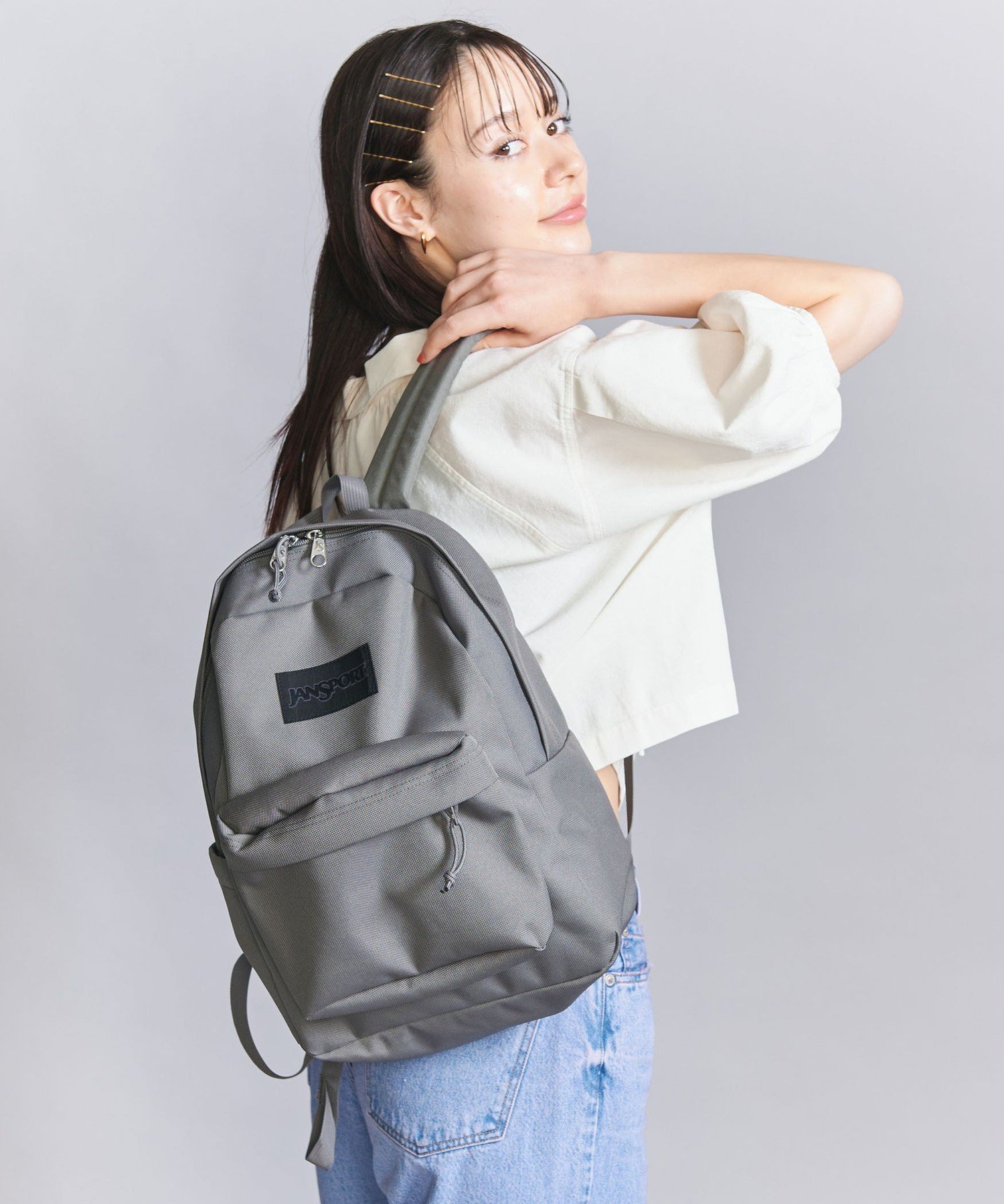 【ビューティ&ユース ユナイテッドアローズ/BEAUTY&YOUTH / UNITED ARROWS】の【別注】 JANSPORT CORDURA リュック インテリア・キッズ・メンズ・レディースファッション・服の通販 founy(ファニー) 　ファッション　Fashion　レディースファッション　Fashion for Women　アウトドア　Outdoor Clothing　コーティング　Coating, Coated Finish　傘　Umbrella, Parasol　デイパック　Daypack, Casual Backpack　ポケット　Pocket, Pocket Detail　別注　Limited Edition, Custom Order　リュック　Backpack, Rucksack　おすすめ　Recommended / Our Picks　MD.GRAY|ID: prp329100004536811 ipo3291000000033468912