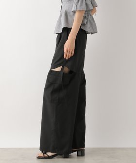 【ヘザー/Heather】のサイドスリットデザインパンツ 人気、トレンドファッション・服の通販 founy(ファニー) ファッション Fashion レディースファッション WOMEN パンツ Pants おすすめ Recommend カットソー Cut And Sew コンパクト Compact ロマンティック Romantic 人気 Popularity |ID:prp329100004536826