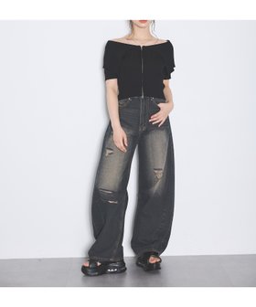 【イング/INGNI】のINGNI/クラッシュデニムカーブパンツ 人気、トレンドファッション・服の通販 founy(ファニー) ファッション Fashion レディースファッション WOMEN パンツ Pants クラッシュ Crash クール Cool ショート Short スタイリッシュ Stylish スマホ Smartphone デニム Denim トレンド Trend ポケット Pocket ワイド Wide ヴィンテージ Vintage |ID:prp329100004536830