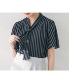 【アンタイトル/UNTITLED】の【通勤/オフィス/二の腕カバー】ボウタイブラウス 人気、トレンドファッション・服の通販 founy(ファニー) ファッション Fashion レディースファッション WOMEN トップス・カットソー Tops/Tshirt シャツ/ブラウス Shirts/Blouses インナー Inner ジャケット Jacket ストライプ Stripe スーツ Suit フレア Flare ループ Loop エレガント 上品 Elegant 無地 Plain Color ビジネス 仕事 通勤 Business thumbnail ネイビー|ID: prp329100004536850 ipo3291000000032276760