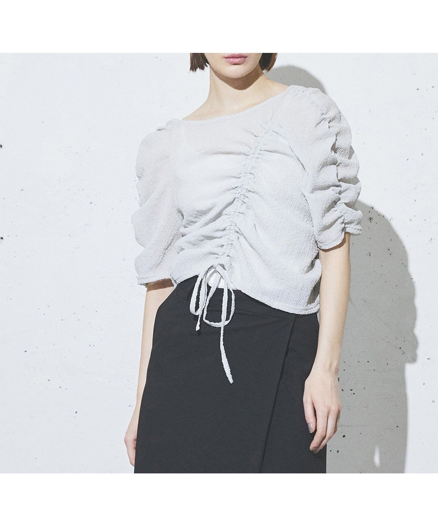 【コンバーストウキョウ/CONVERSE TOKYO】の【HL】2WAY SHIRRING SHEER BLOUSE 人気、トレンドファッション・服の通販 founy(ファニー) 　ファッション　Fashion　レディースファッション　Fashion for Women　ギャザー　Gathered, Ruffled　コンパクト　Compact, Small Size　シャーリング　Shirring, Ruched　シンプル　Simple, Minimal　ボトム　Bottoms, Lower Wear　リボン　Ribbon, Bow　ワイド　Wide, Wide Fit　 other-1|ID: prp329100004536880 ipo3291000000032738927