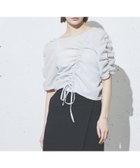 【コンバーストウキョウ/CONVERSE TOKYO】の【HL】2WAY SHIRRING SHEER BLOUSE 人気、トレンドファッション・服の通販 founy(ファニー) ファッション Fashion レディースファッション Fashion for Women ギャザー Gathered, Ruffled コンパクト Compact, Small Size シャーリング Shirring, Ruched シンプル Simple, Minimal ボトム Bottoms, Lower Wear リボン Ribbon, Bow ワイド Wide, Wide Fit thumbnail ライトグレー|ID: prp329100004536880 ipo3291000000032738928