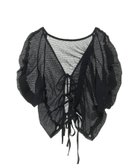 【コンバーストウキョウ/CONVERSE TOKYO】の【HL】2WAY SHIRRING SHEER BLOUSE 人気、トレンドファッション・服の通販 founy(ファニー) ファッション Fashion レディースファッション Fashion for Women ギャザー Gathered, Ruffled コンパクト Compact, Small Size シャーリング Shirring, Ruched シンプル Simple, Minimal ボトム Bottoms, Lower Wear リボン Ribbon, Bow ワイド Wide, Wide Fit thumbnail ブラック|ID: prp329100004536880 ipo3291000000032738930