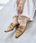 【ル タロン/Le Talon】の2.5cmスクエアグルカミュール キャメル|ID: prp329100004536905 ipo3291000000032059762