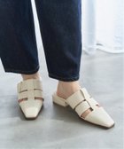 【ル タロン/Le Talon】の2.5cmスクエアグルカミュール ナチュラル|ID: prp329100004536905 ipo3291000000032059766