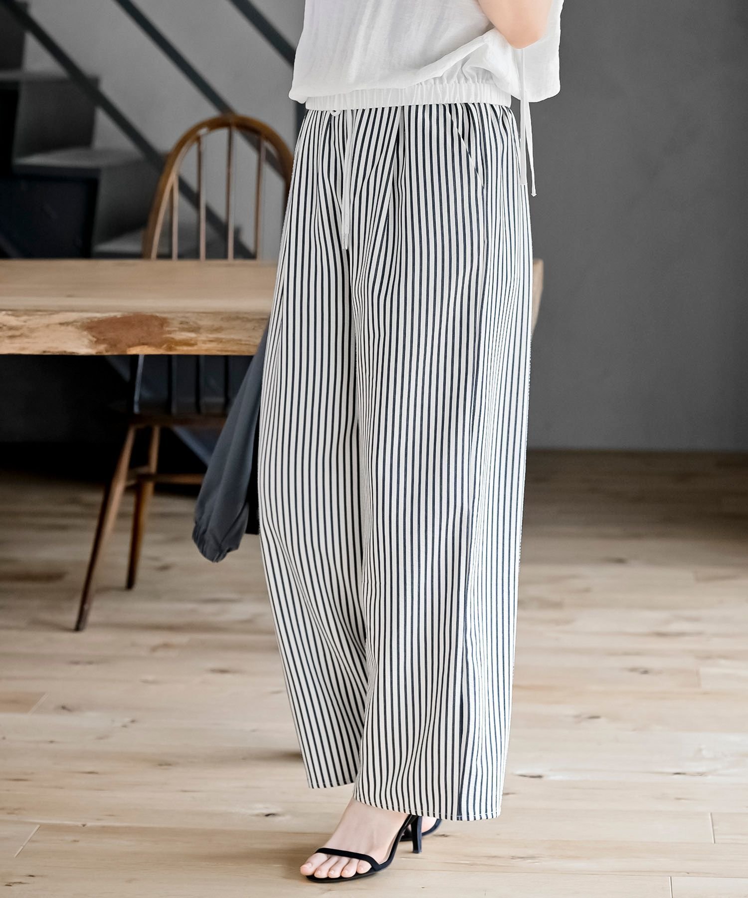 【アールピーエス/rps】のイージーパンツ インテリア・キッズ・メンズ・レディースファッション・服の通販 founy(ファニー) 　ファッション　Fashion　レディースファッション　WOMEN　パンツ　Pants　ポケット　Pocket　ワイド　Wide　ネイビー|ID: prp329100004536909 ipo3291000000032059798