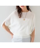 【アンタイトル/UNTITLED】の【体型カバー/清涼感】ドルマンスリーブ プルオーバーニット 人気、トレンドファッション・服の通販 founy(ファニー) ファッション Fashion レディースファッション WOMEN トップス・カットソー Tops/Tshirt ニット Knit Tops プルオーバー Pullover スリット Slit スリーブ Sleeve ペーパー Paper リラックス Relax ロング Long ワイド Wide 夏 Summer thumbnail ホワイト|ID: prp329100004536938 ipo3291000000032059953