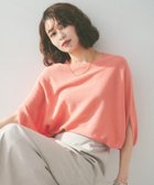 【アンタイトル/UNTITLED】の【体型カバー/清涼感】ドルマンスリーブ プルオーバーニット 人気、トレンドファッション・服の通販 founy(ファニー) ファッション Fashion レディースファッション WOMEN トップス・カットソー Tops/Tshirt ニット Knit Tops プルオーバー Pullover スリット Slit スリーブ Sleeve ペーパー Paper リラックス Relax ロング Long ワイド Wide 夏 Summer thumbnail オレンジ|ID: prp329100004536938 ipo3291000000032059960