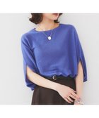 【アンタイトル/UNTITLED】の【体型カバー/清涼感】ドルマンスリーブ プルオーバーニット 人気、トレンドファッション・服の通販 founy(ファニー) ファッション Fashion レディースファッション WOMEN トップス・カットソー Tops/Tshirt ニット Knit Tops プルオーバー Pullover スリット Slit スリーブ Sleeve ペーパー Paper リラックス Relax ロング Long ワイド Wide 夏 Summer thumbnail パープル|ID: prp329100004536938 ipo3291000000032059961