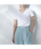 【ナノ ユニバース/nano universe】のAnti Soaked 汗染み防止VネックTシャツ ホワイト|ID: prp329100004536941 ipo3291000000032059969