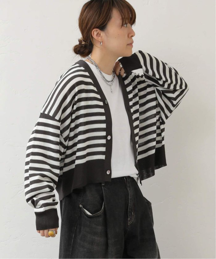 【その他のブランド/Other】のシアーテンジク Vネックカーディガン インテリア・キッズ・メンズ・レディースファッション・服の通販 founy(ファニー) https://founy.com/ ファッション Fashion レディースファッション WOMEN トップス・カットソー Tops/Tshirt カーディガン Cardigans Vネック V-Neck 2025年 2025 2025春夏・S/S Ss,Spring/Summer,2025 アクリル Acrylic カーディガン Cardigan シアー Sheer ショルダー Shoulder ショート Short ドロップ Drop ボーダー Border ワイド Wide 夏 Summer 無地 Plain Color |ID: prp329100004536966 ipo3291000000032060082