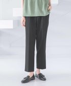【グローバルワーク/GLOBAL WORK】の貴島明日香さん着用/ウツクシルエットDRYプレミアムテーパードパンツ/289086 ブラック09|ID: prp329100004536971 ipo3291000000032722803