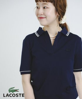 【ビーミングライフストアバイビームス/B:MING LIFE STORE by BEAMS】のLACOSTE / Vネック ポロシャツ(M~L) 25SS 春 母の日 おでかけ 人気、トレンドファッション・服の通販 founy(ファニー) ファッション Fashion レディースファッション WOMEN トップス・カットソー Tops/Tshirt シャツ/ブラウス Shirts/Blouses ポロシャツ Polo Shirts Vネック V-Neck 2025年 2025 2025春夏・S/S Ss,Spring/Summer,2025 シンプル Simple ストレッチ Stretch スラックス Slacks デニム Denim ポロシャツ Polo Shirt リブニット Rib Knit 春 Spring 鹿の子 Pique |ID:prp329100004536988
