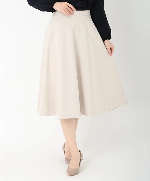 【ストロベリーフィールズ/STRAWBERRY FIELDS】のジャージフレアスカート インテリア・キッズ・メンズ・レディースファッション・服の通販 founy(ファニー) 　ファッション　Fashion　レディースファッション　WOMEN　スカート　Skirt　Aライン/フレアスカート　Flared A-Line Skirts　ベージュ|ID: prp329100004537003 ipo3291000000032312837