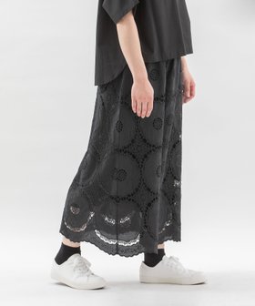 【プードゥドゥ/POU DOU DOU】の刺繍レーススカート 人気、トレンドファッション・服の通販 founy(ファニー) ファッション Fashion レディースファッション WOMEN スカート Skirt アンティーク Antique シンプル Simple スマート Smart フォルム Form リラックス Relax レース Race |ID:prp329100004537005