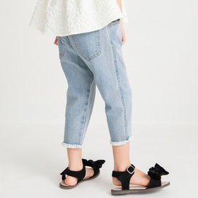 【ブランシェス/branshes / KIDS】の裾フリンジクロップドパンツ 人気、トレンドファッション・服の通販 founy(ファニー) ファッション Fashion キッズファッション KIDS ボトムス Bottoms/Kids おすすめ Recommend シンプル Simple デニム Denim トレンド Trend フリンジ Fringe ヴィンテージ Vintage 夏 Summer 春 Spring S/S・春夏 Ss・Spring/Summer |ID:prp329100004537032