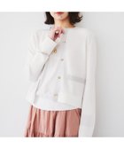 【アンタイトル/UNTITLED】の【配色カラー/アンサンブル可能】キレイめ カーディガンニット ライトグレー|ID: prp329100004537043 ipo3291000000032626356