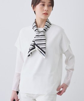 【インディヴィ/INDIVI】の新色登場!【洗える/清涼感】レーヨンストレッチ フレンチスリーブニット 人気、トレンドファッション・服の通販 founy(ファニー) ファッション Fashion レディースファッション Fashion for Women トップス・カットソー Cut & Sew Tops ニット Knit Tops & Sweaters 洗える Machine Washable ストレッチ Stretch, Stretchy Fabric 定番 Standard, Basic Item 人気 Popular, Best Seller バランス Balance, Style Balance ボトム Bottoms, Lower Wear ボーダー Border, Stripe 無地 Plain, Solid Color ロング Long, Long-Length 夏 Summer |ID:prp329100004537046