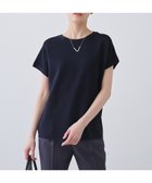 【インディヴィ/INDIVI】の新色登場!【洗える/清涼感】レーヨンストレッチ フレンチスリーブニット 人気、トレンドファッション・服の通販 founy(ファニー) ファッション Fashion レディースファッション Fashion for Women トップス・カットソー Cut & Sew Tops ニット Knit Tops & Sweaters 洗える Machine Washable ストレッチ Stretch, Stretchy Fabric 定番 Standard, Basic Item 人気 Popular, Best Seller バランス Balance, Style Balance ボトム Bottoms, Lower Wear ボーダー Border, Stripe 無地 Plain, Solid Color ロング Long, Long-Length 夏 Summer thumbnail ネイビー|ID: prp329100004537046 ipo3291000000033606508