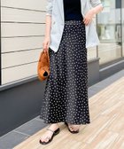 【ノーリーズ/NOLLEY'S】のウォッシャブルドットサテンナロースカート ブラック系その他|ID: prp329100004537053 ipo3291000000032060801