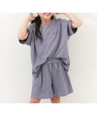 【デビロック/devirock / KIDS】の【ワンマイルにも】めちゃ涼しい着丈が選べるパジャマ 人気、トレンドファッション・服の通販 founy(ファニー) ファッション Fashion キッズファッション KIDS おすすめ Recommend ストレッチ Stretch セットアップ Set Up パジャマ Pajamas メッシュ Mesh thumbnail 002-ショート-Gバイオレット|ID: prp329100004537084 ipo3291000000032061009
