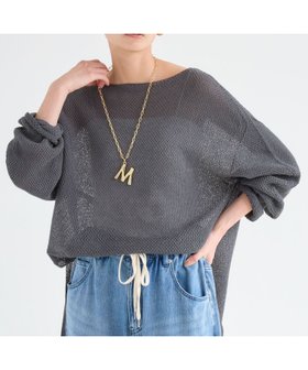 【バンヤードストーム/BARNYARDSTORM】のペーパーリラックスニット 人気、トレンドファッション・服の通販 founy(ファニー) ファッション Fashion レディースファッション WOMEN トップス・カットソー Tops/Tshirt ニット Knit Tops おすすめ Recommend スタイリッシュ Stylish スリット Slit デニム Denim トレンド Trend ワイド Wide |ID:prp329100004537111