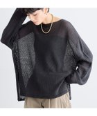 【バンヤードストーム/BARNYARDSTORM】のペーパーリラックスニット 人気、トレンドファッション・服の通販 founy(ファニー) ファッション Fashion レディースファッション WOMEN トップス・カットソー Tops/Tshirt ニット Knit Tops おすすめ Recommend スタイリッシュ Stylish スリット Slit デニム Denim トレンド Trend ワイド Wide thumbnail ブラック19|ID: prp329100004537111 ipo3291000000032061197