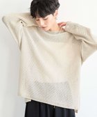 【バンヤードストーム/BARNYARDSTORM】のペーパーリラックスニット 人気、トレンドファッション・服の通販 founy(ファニー) ファッション Fashion レディースファッション WOMEN トップス・カットソー Tops/Tshirt ニット Knit Tops おすすめ Recommend スタイリッシュ Stylish スリット Slit デニム Denim トレンド Trend ワイド Wide thumbnail ベージュ55|ID: prp329100004537111 ipo3291000000032061199