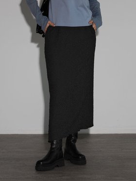 【ラシュッド/LASUD】のエンボスナロースカート 人気、トレンドファッション・服の通販 founy(ファニー) ファッション Fashion レディースファッション WOMEN スカート Skirt スリット Slit ロング Long |ID:prp329100004537118