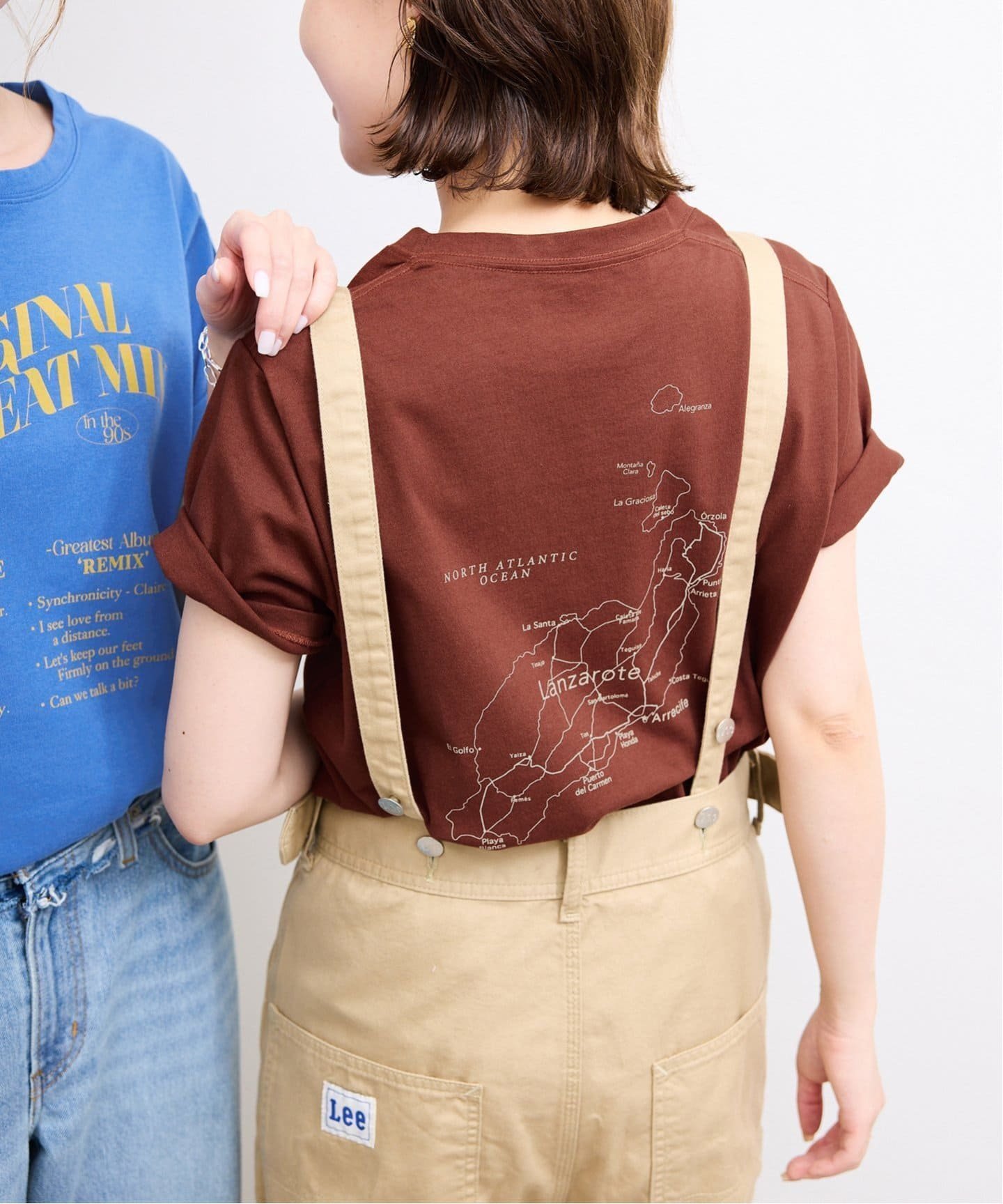 【スローブ イエナ/SLOBE IENA】のROAD TRIP ロゴプリントTEE インテリア・キッズ・メンズ・レディースファッション・服の通販 founy(ファニー) 　ファッション　Fashion　レディースファッション　Ladies' Fashion Online　2025年　2025　2025春夏・S/S　Ss,Spring/Summer,2025　小旅行　Trip　インナー　Inner　プリント　Print　旅行　Travel　ブラウン|ID: prp329100004537136 ipo3291000000032539020