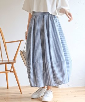 【アールピーエス/rps】のコクーンスカート 人気、トレンドファッション・服の通販 founy(ファニー) ファッション Fashion レディースファッション WOMEN スカート Skirt ガーリー Girly ギンガム Gingham チェック Check バルーン Balloon ミックス Mix リネン Linen ロング Long 再入荷 Restock/Back In Stock/Re Arrival 無地 Plain Color |ID:prp329100004537138
