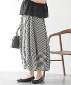 【アールピーエス/rps】のコクーンスカート 人気、トレンドファッション・服の通販 founy(ファニー) ファッション Fashion レディースファッション WOMEN スカート Skirt ガーリー Girly ギンガム Gingham チェック Check バルーン Balloon ミックス Mix リネン Linen ロング Long 再入荷 Restock/Back In Stock/Re Arrival 無地 Plain Color thumbnail ブラック|ID: prp329100004537138 ipo3291000000032061388