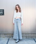 【ヘザー/Heather】のDenim マーメイドロングスカート 人気、トレンドファッション・服の通販 founy(ファニー) ファッション Fashion レディースファッション WOMEN スカート Skirt ロングスカート Long Skirt おすすめ Recommend クロップド Cropped デニム Denim マーメイド Mermaid thumbnail ライトブルー|ID: prp329100004537145 ipo3291000000032061426