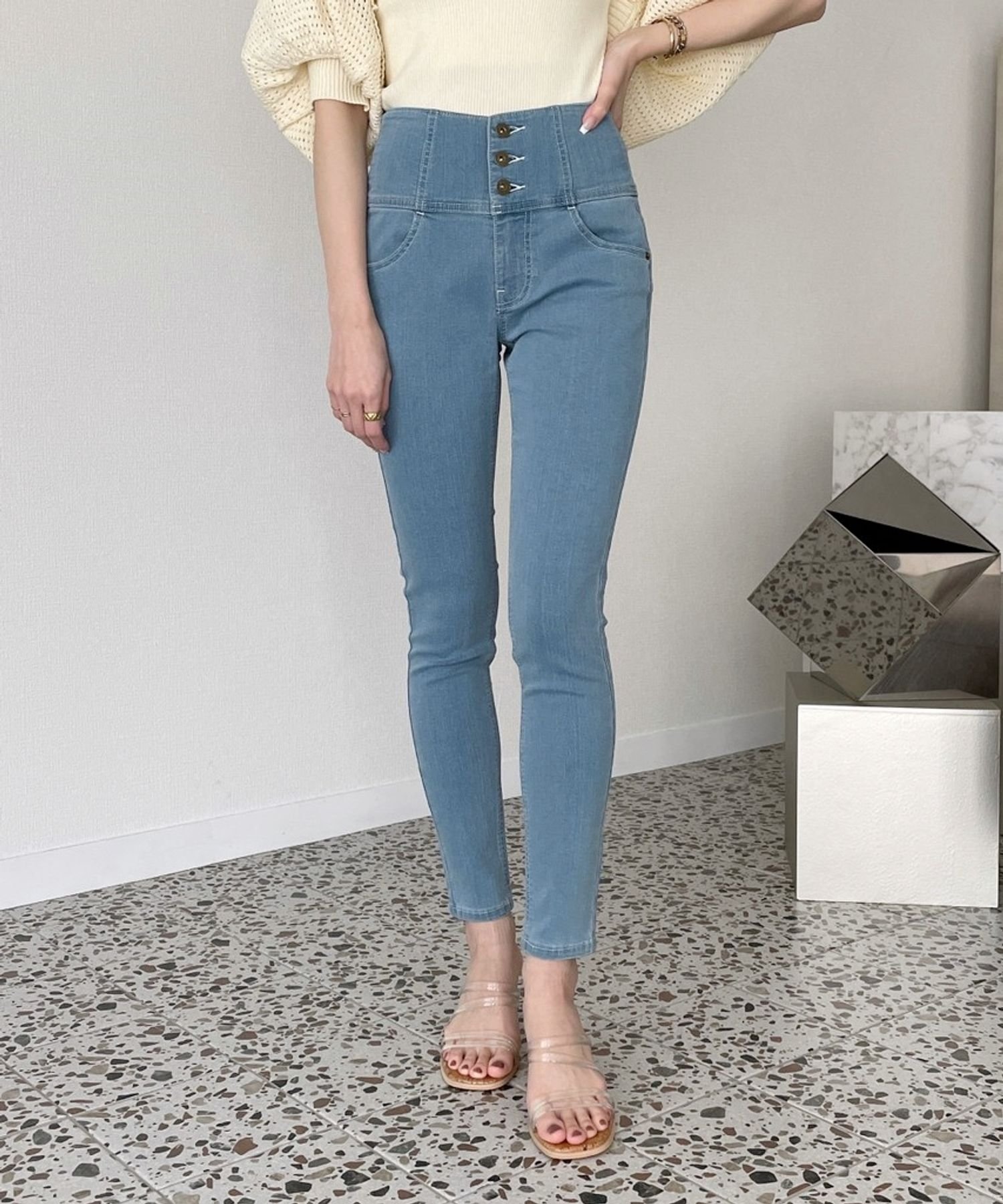 【ヘザー/Heather】のヘザーISKOスキニー【XXS~Lサイズ】 インテリア・キッズ・メンズ・レディースファッション・服の通販 founy(ファニー) 　ファッション　Fashion　レディースファッション　WOMEN　春　Spring　カットソー　Cut And Sew　スキニー　Skinny　S/S・春夏　Ss・Spring/Summer　夏　Summer　【新色】ペールブルー|ID: prp329100004537566 ipo3291000000032064167