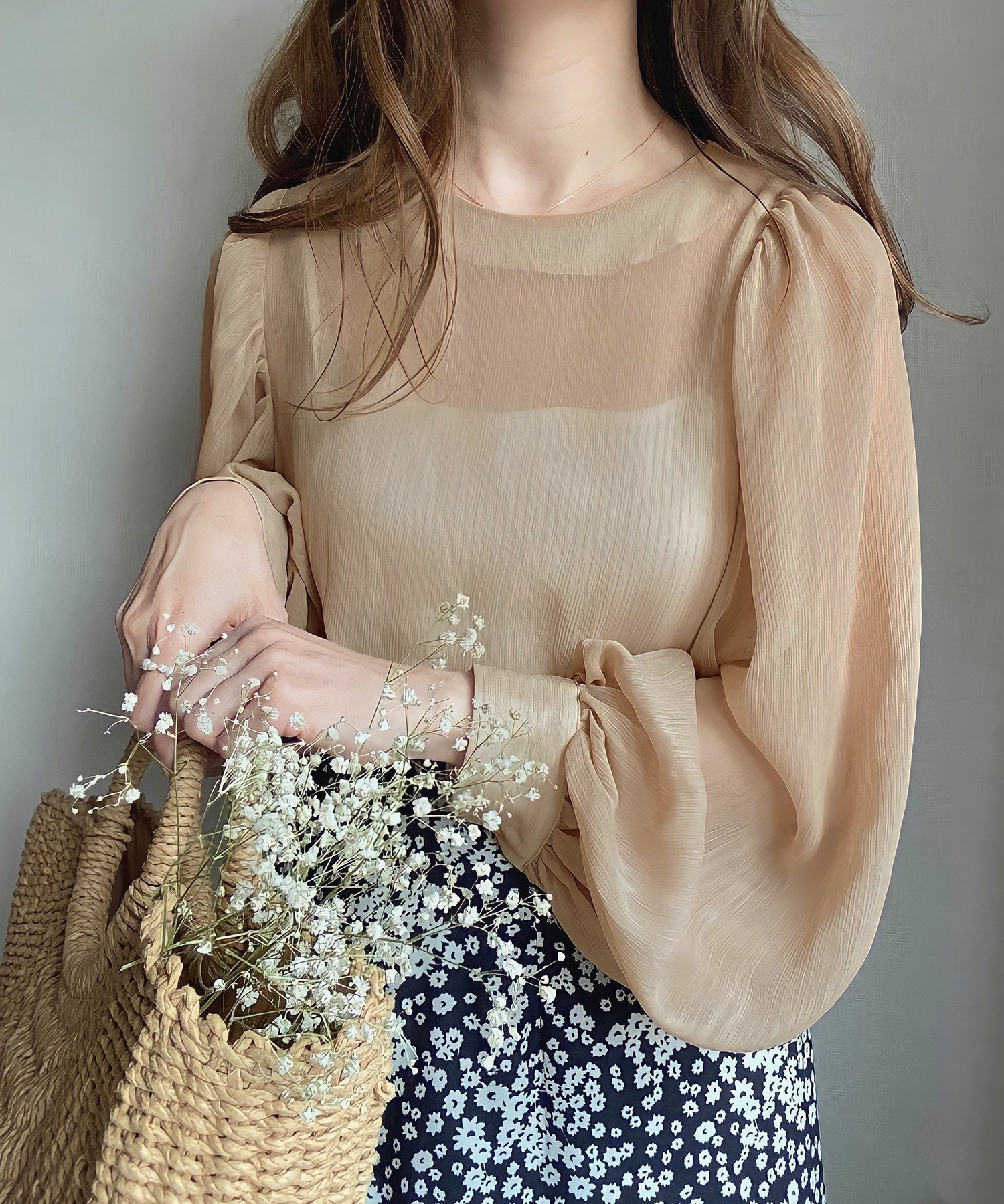【ジュノア/JUNOAH】のバルーンスリーブシアーブラウス 人気、トレンドファッション・服の通販 founy(ファニー) 　ファッション　Fashion　レディースファッション　WOMEN　トップス・カットソー　Tops/Tshirt　シャツ/ブラウス　Shirts/Blouses　 other-1|ID: prp329100004537568 ipo3291000000032294966