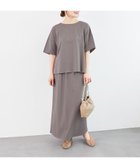 【ルクールブラン/le.coeur blanc】のMVS天竺プルオーバー×スカートセット 人気、トレンドファッション・服の通販 founy(ファニー) ファッション Fashion レディースファッション WOMEN スカート Skirt おすすめ Recommend カットソー Cut And Sew ストレッチ Stretch セットアップ Set Up 夏 Summer thumbnail モカ|ID: prp329100004537574 ipo3291000000032064223