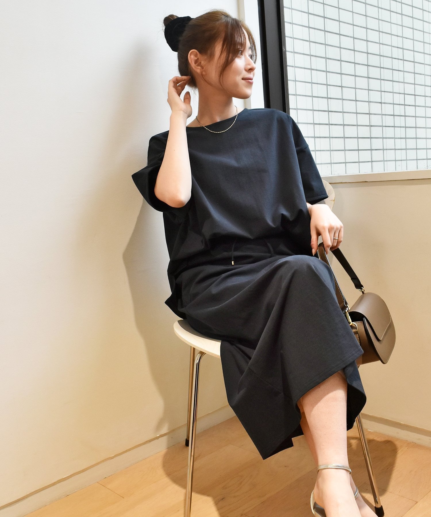 【ルクールブラン/le.coeur blanc】のMVS天竺プルオーバー×スカートセット インテリア・キッズ・メンズ・レディースファッション・服の通販 founy(ファニー) 　ファッション　Fashion　レディースファッション　WOMEN　スカート　Skirt　おすすめ　Recommend　カットソー　Cut And Sew　ストレッチ　Stretch　セットアップ　Set Up　夏　Summer　ブラック|ID: prp329100004537574 ipo3291000000032064226