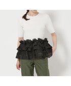 【ユナイテッドアローズ/UNITED ARROWS】のリボン ペプラム ニット OFF WHITE|ID:prp329100004537581