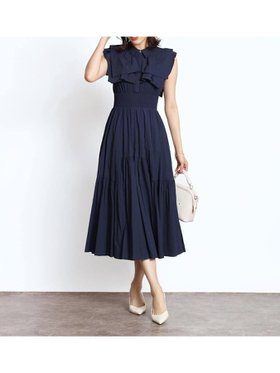 【ヴァン/Vin】のフリルティアードワンピース 人気、トレンドファッション・服の通販 founy(ファニー) ファッション Fashion レディースファッション Fashion for Women ワンピース Dresses おすすめ Recommended / Our Picks ギャザー Gathered, Ruffled シャーリング Shirring, Ruched フリル Frill, Ruffle ロマンティック Romantic, Feminine Style エレガント 上品 Elegant |ID:prp329100004537582