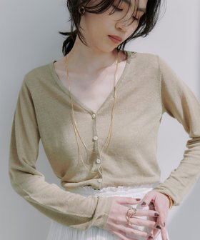 【アニュアンス/anuans】 Italy Linenベーシックニットカーディガン人気、トレンドファッション・服の通販 founy(ファニー) ファッション Fashion レディースファッション Fashion for Women トップス・カットソー Cut & Sew Tops ニット Knit Tops & Sweaters カーディガン・羽織り Layered Style Cardigans イタリア Italy カーディガン Cardigan, Knitwear コンパクト Compact, Small Size シンプル Simple, Minimal デコルテ Décolleté, Neckline ラグジュアリー Luxury, Elegant リアル Real, Realistic リネン Linen, Linen Fabric エレガント 上品 Elegant 夏 Summer 長袖 Long Sleeve, Full Sleeve |ID:prp329100004537593