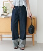 【ディスコート/Discoat】の【新サイズ追加/4サイズ展開】USコットンデニムロールアップパンツ 人気、トレンドファッション・服の通販 founy(ファニー) ファッション Fashion レディースファッション Fashion for Women パンツ Pants & Trousers ストレート Straight, Straight Cut デニム Denim, Jeans Material トレンド Trend, Trending Now ロールアップ Roll-Up, Cuffed Hem thumbnail ネイビー|ID: prp329100004537626 ipo3291000000032715611
