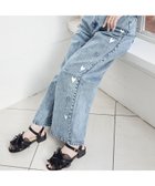 【マジェスティック レゴン/MAJESTIC LEGON】のリボンビジューデニムパンツ サックス柄|ID: prp329100004537652 ipo3291000000032064613