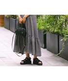 【ビームス ウイメン/BEAMS】の【夏ワンピ/ゆったり/おでかけ/洗濯機OK】ワッシャー チェック キャミワンピース 25SS BLACK|ID: prp329100004537664 ipo3291000000032720157