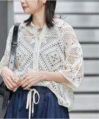 【ジャーナルスタンダード/JOURNAL STANDARD】のエンブロイダリークロシェシャツ ナチュラル|ID: prp329100004537665 ipo3291000000032647587