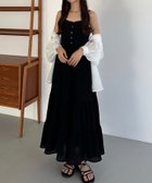 【ジュノア/JUNOAH】のcallautia キャミワンピース 人気、トレンドファッション・服の通販 founy(ファニー) ファッション Fashion レディースファッション Ladies' Fashion Online ワンピース Dress キャミワンピース No Sleeve Dresses キャミワンピース Cami Dress thumbnail ブラック|ID: prp329100004537708 ipo3291000000032643020