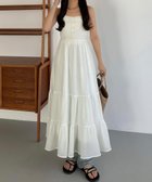 【ジュノア/JUNOAH】のcallautia キャミワンピース 人気、トレンドファッション・服の通販 founy(ファニー) ファッション Fashion レディースファッション Ladies' Fashion Online ワンピース Dress キャミワンピース No Sleeve Dresses キャミワンピース Cami Dress thumbnail ホワイト|ID: prp329100004537708 ipo3291000000032643024