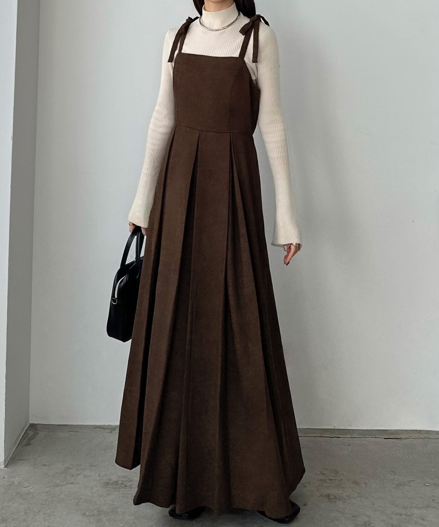 【ジュノア/JUNOAH】のcallautia キャミワンピース インテリア・キッズ・メンズ・レディースファッション・服の通販 founy(ファニー) 　ファッション　Fashion　レディースファッション　Fashion for Women　ワンピース　Dresses　キャミソールワンピース　Camisole Dresses　キャミワンピース　Cami Dress, Slip Dress　ブラウン|ID: prp329100004537708 ipo3291000000033568239