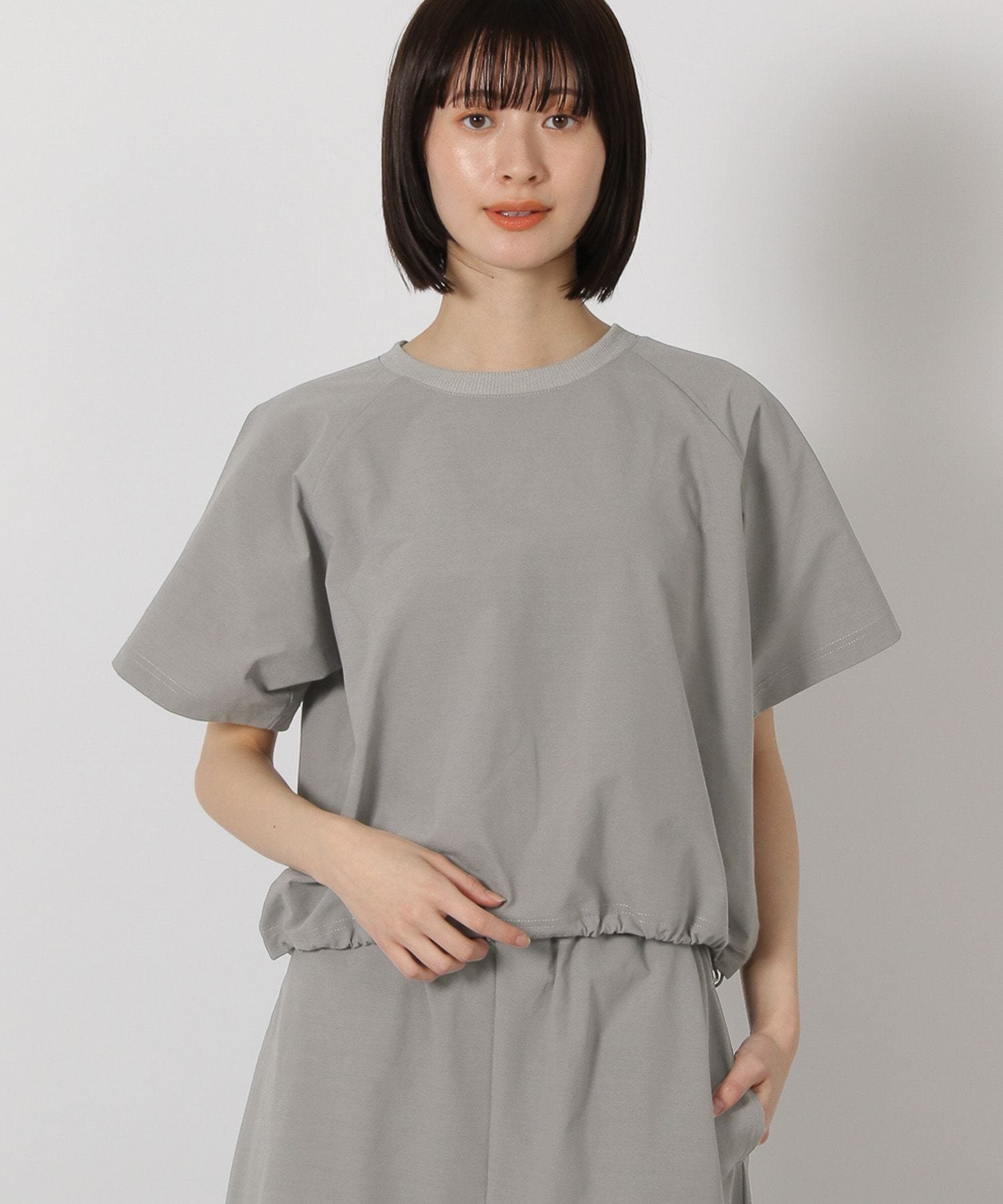 【ラコレ/LAKOLE】のカットドロストプルオーバー インテリア・キッズ・メンズ・レディースファッション・服の通販 founy(ファニー) 　ファッション　Fashion　レディースファッション　Ladies' Fashion Online　トップス・カットソー　Tops/Tshirt　プルオーバー　Pullover　おすすめ　Recommend　カットソー　Cut And Sew　コンパクト　Compact　ストレッチ　Stretch　スリーブ　Sleeve　セットアップ　Set Up　ボトム　Bottom　グレー|ID: prp329100004537718 ipo3291000000032591553