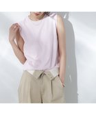 【ナノ ユニバース/nano universe】のAnti Soaked 汗染み防止カラフルノースリTシャツ L.ピンク1|ID:prp329100004537728